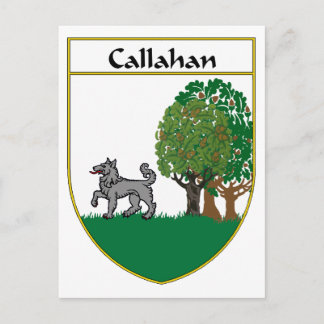 Cartão Postal Callahan Casaco de Braços/Proteção Familiar