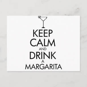 Cartão Postal Calm Margarita T-shirt