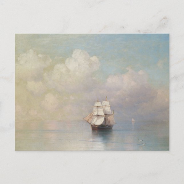 Cartão Postal Calm Seas Ivan Aivazovsky paisagismo marítimo (Frente)