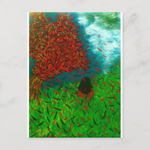 Cartão Postal "Calma durante a tempestade"