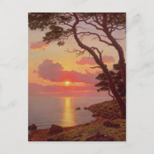 Cartão Postal Calme de Soir, Cote d'Azur