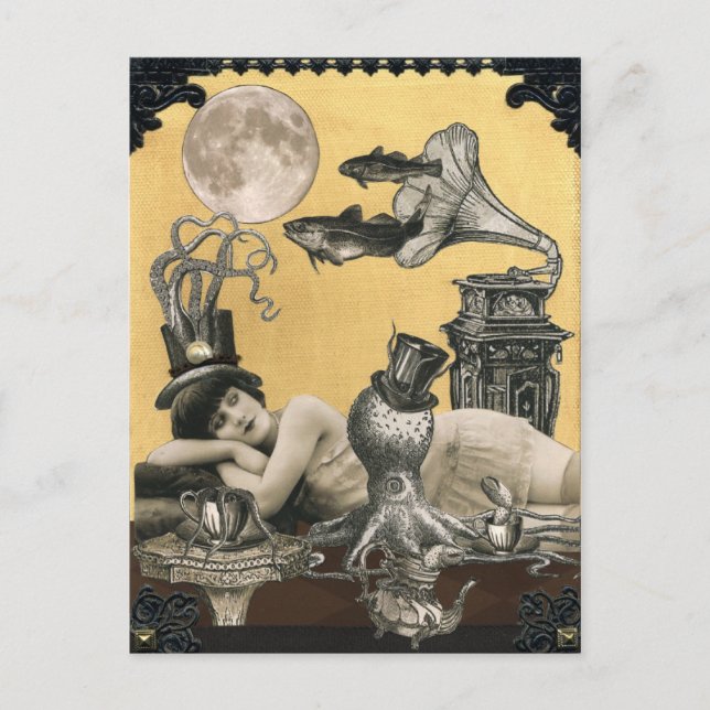 Cartão postal Calypso Steampunk (Frente)