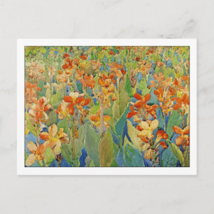Cartão Postal Cama de Flores de Maurice Prendergast