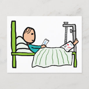 Cartão Postal Cama de Hospital