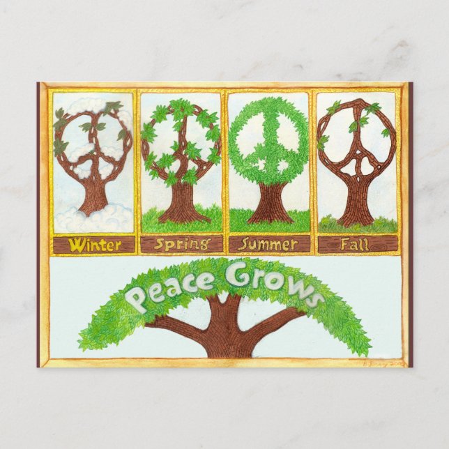 Cartão Postal Camadas de Paz (Frente)
