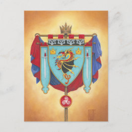 Cartão Postal Câmara do Pendragon Banner