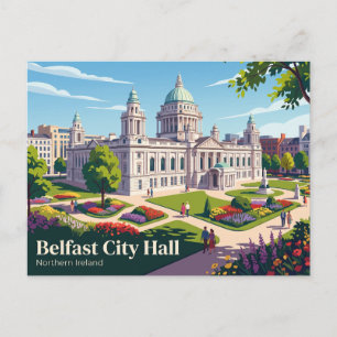 Cartão Postal Câmara Municipal de Belfast Irlanda do Norte