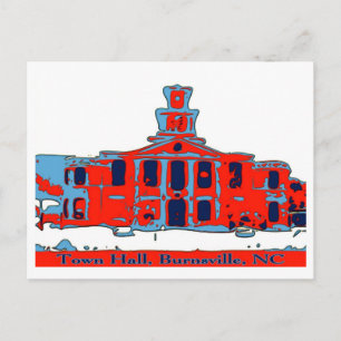 Cartão Postal Câmara Municipal de Burnsville NC