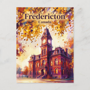 Cartão Postal Câmara Municipal de Fredericton Canadá