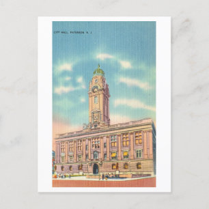 Cartão Postal Câmara Municipal de Paterson, Nova Jersey, Viagens