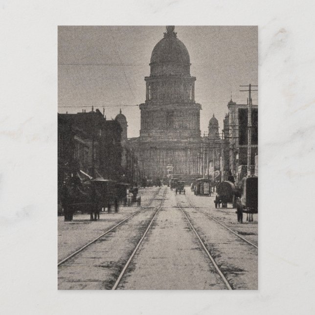 Cartão Postal Câmara Municipal de São Francisco a partir da 8th  (Frente)