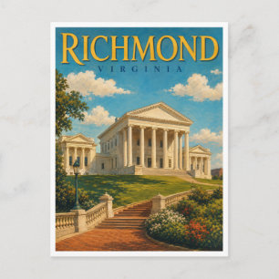 Cartão Postal Câmara Municipal do Estado de Richmond Virgínia Ge