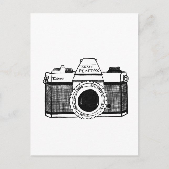 Cartão Postal Câmara Vintage (Frente)