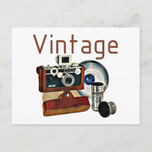 Cartão Postal Câmara Vintage