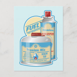 Cartão Postal Câmaras de gás de depósito de campo Butano propano