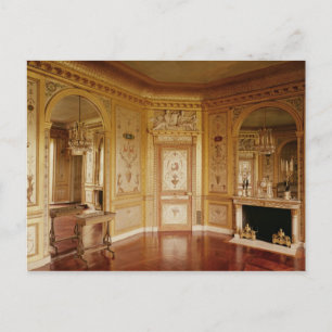 Cartão Postal Camarim de Marie-Antoinette decorado em 1785