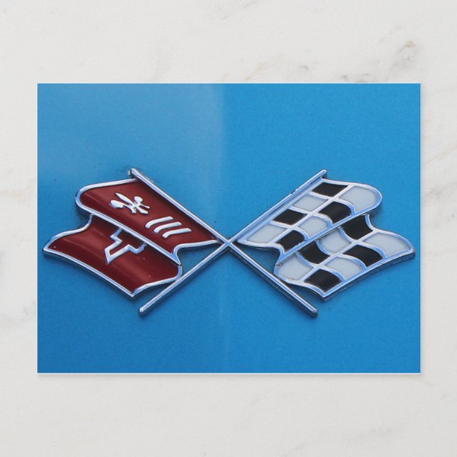 Cartão Postal Camaro 1968 (Frente)