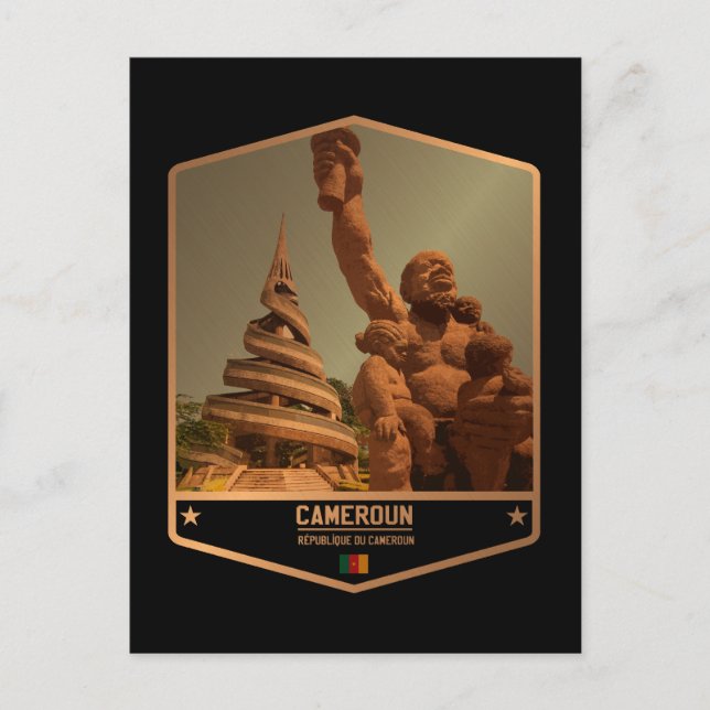 Cartão Postal Camarões (Frente)
