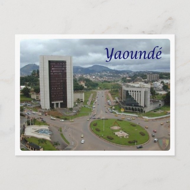 Cartão Postal Camarões - Yaoundé - (Frente)