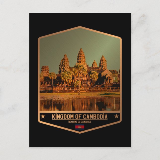 Cartão Postal Camboja (Frente)