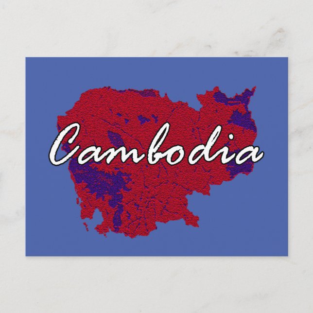 Cartão Postal Camboja (Frente)