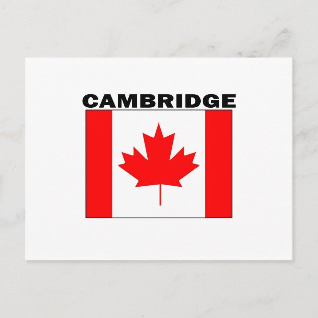 Cartão Postal Cambridge, Ontário (Frente)