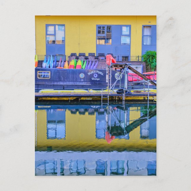 Cartão Postal Camden Lock, Londres, Reino Unido (Frente)
