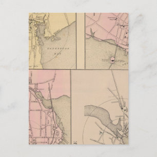 Cartão Postal Camden, Wiscasset, Damariscotta, Newcastle