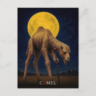 Cartão Postal Camel Cane gótico Surreal