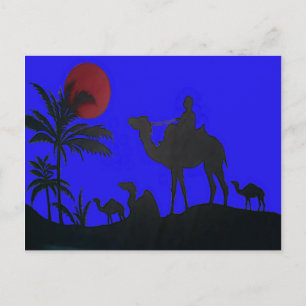 Cartão Postal Camel safari
