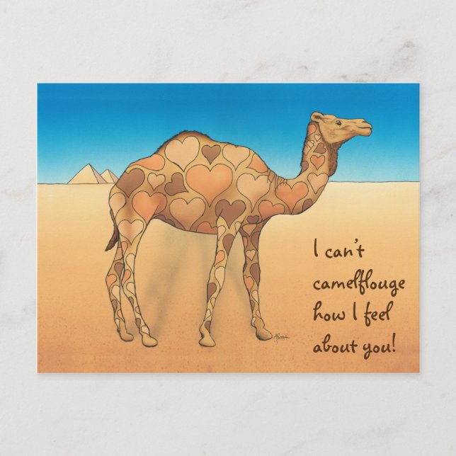 Cartão Postal Camelflouge (Frente)