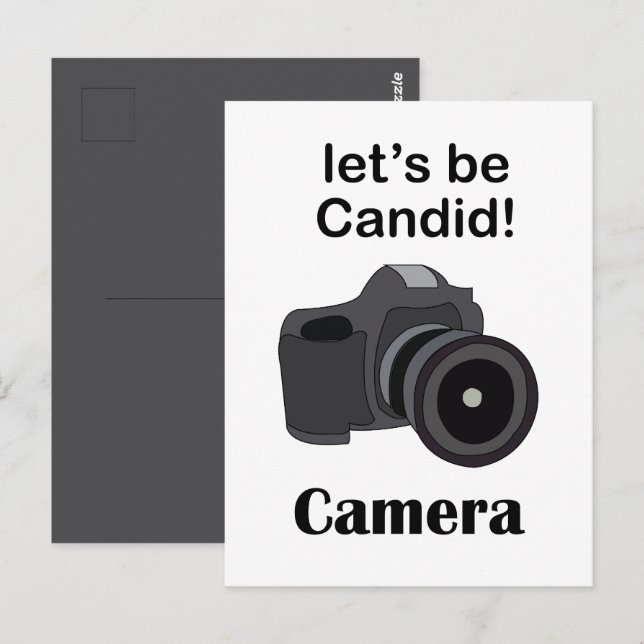 Cartão Postal Camera Candid Photographer (Frente/Verso)