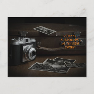 Cartão Postal Câmera com Mala