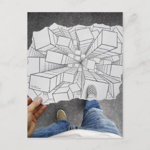 Cartão Postal Câmera De Lápis - Vertigens