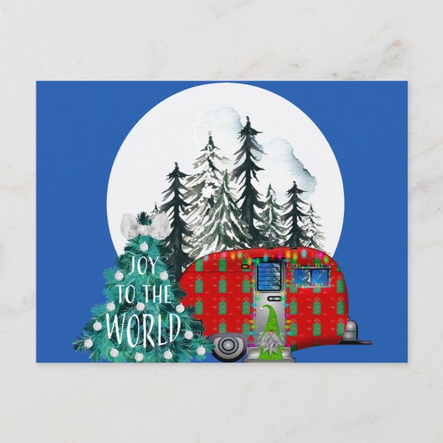 Cartão Postal Câmera de Natal Mágico (Frente)