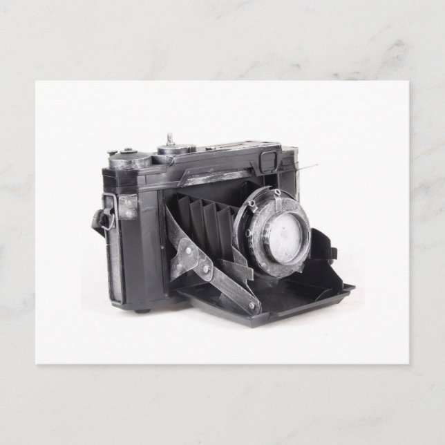 Cartão Postal Câmera de vintagem original (Frente)