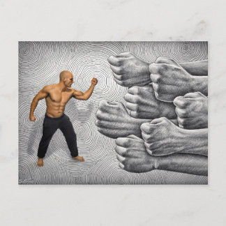 Cartão Postal Câmera Lápis Vs - Luta e Determinação