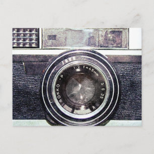 Cartão Postal Câmera preta antiga