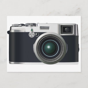 Cartão Postal Câmera preta antiga
