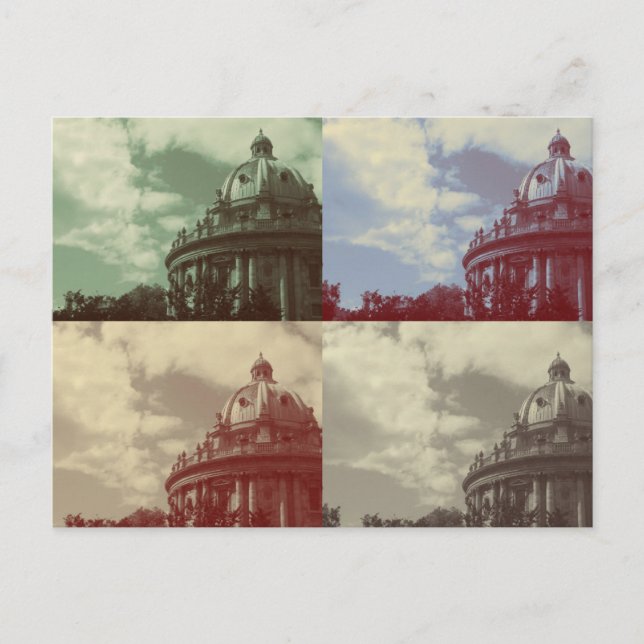 Cartão Postal Câmera Radcliffe - Oxford (Frente)