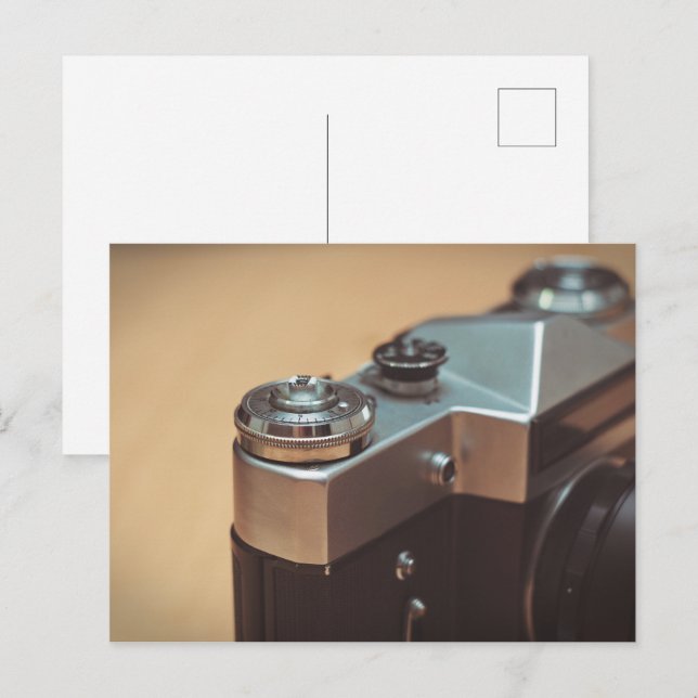 Cartão Postal Câmera Vintage (Frente/Verso)