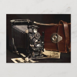 Cartão Postal Câmera Vintage e Fotos