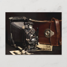 Cartão Postal Câmera Vintage e Fotos