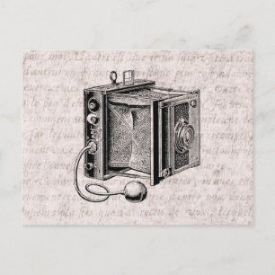 Cartão Postal Câmera Vintage - Fotografia de câmeras antigas