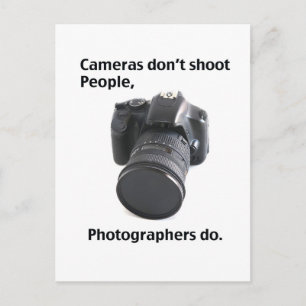 Cartão Postal Câmeras não disparam pessoas
