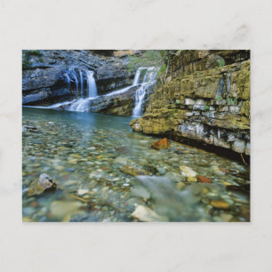 Cartão Postal Cameron cai em Waterton Lakes National Park em