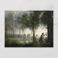 Camille Corot - Orfeu liderando Eurídice