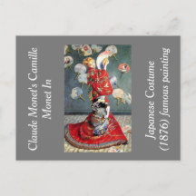 Camille Monet de Claude Monet em fantasia japonesa