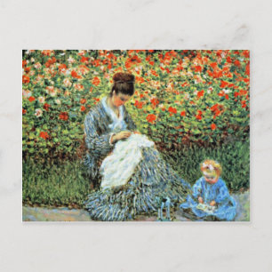 Cartão Postal Camille Monet & Filho Dia das Mães