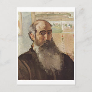 Cartão Postal Camille Pissarro - autorretrato 1873 autorretrato